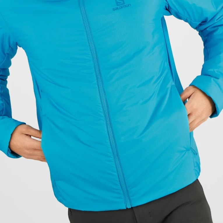 Turquoise Salomon Outrack Men's Insulated Jackets | PH 45310O